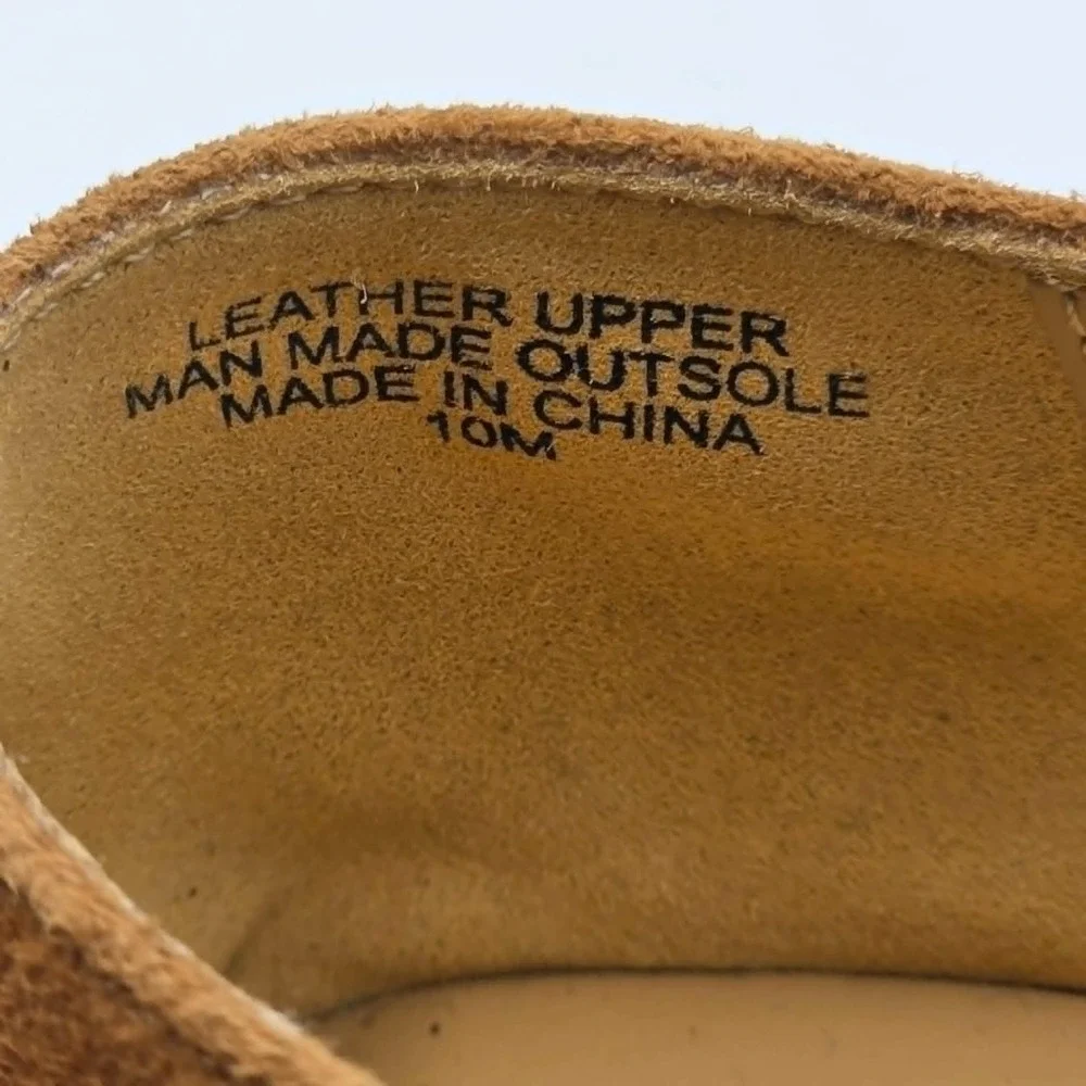 Talbots Francesca Tassel Flats Nutmeg Suede Pointed Loafers Women's Size 10M